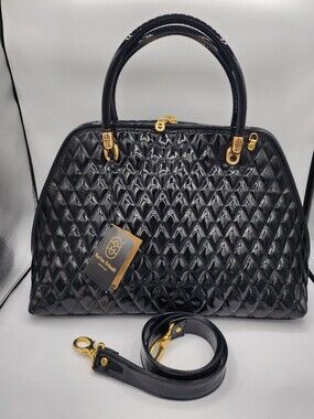 Marino Orlandi Black Leather Handbag